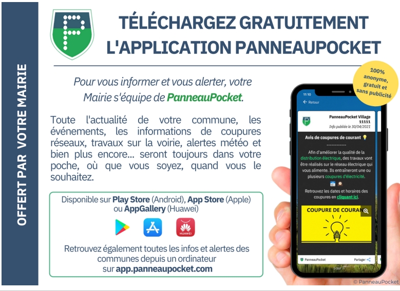 panneau pocket